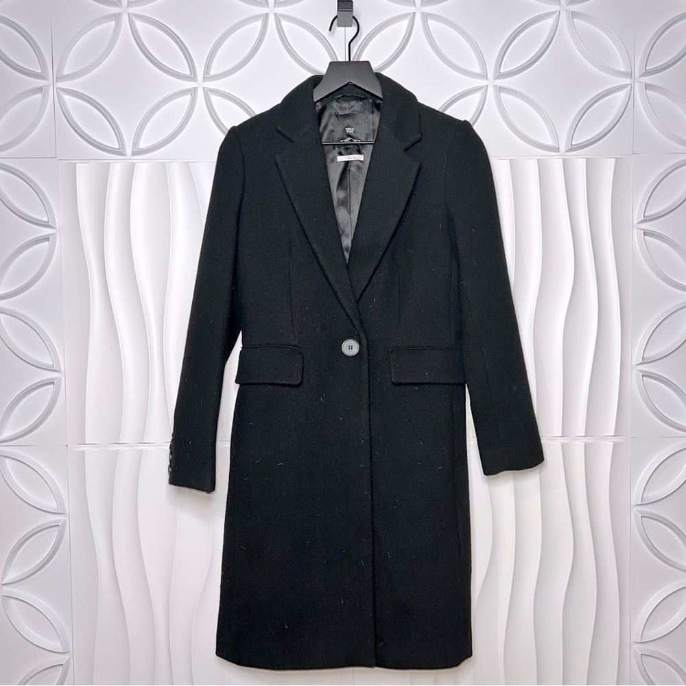 MNG Wool Blend Pea Coat